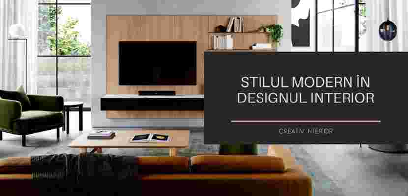 Stilul modern in designul interior. Caracteristicile stilului.