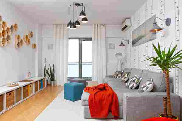 Design interior in stil modern-scandinav intr-un apartament cu 3 camere din Bucuresti